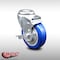 Service Caster 4 Inch SS Blue Polyurethane Wheel Swivel Bolt Hole Caster with Brake SCC SCC-SSBH20S414-PPUB-BLUE-TLB - alternate 1